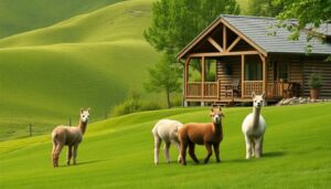 rustic retreats alpacas