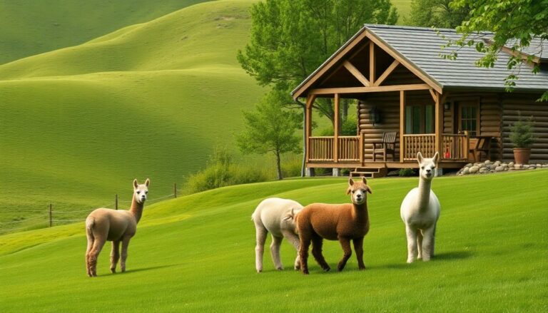 rustic retreats alpacas